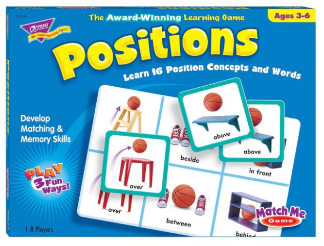 Positionality Game Positions Match Me Games – Humacao School Supply