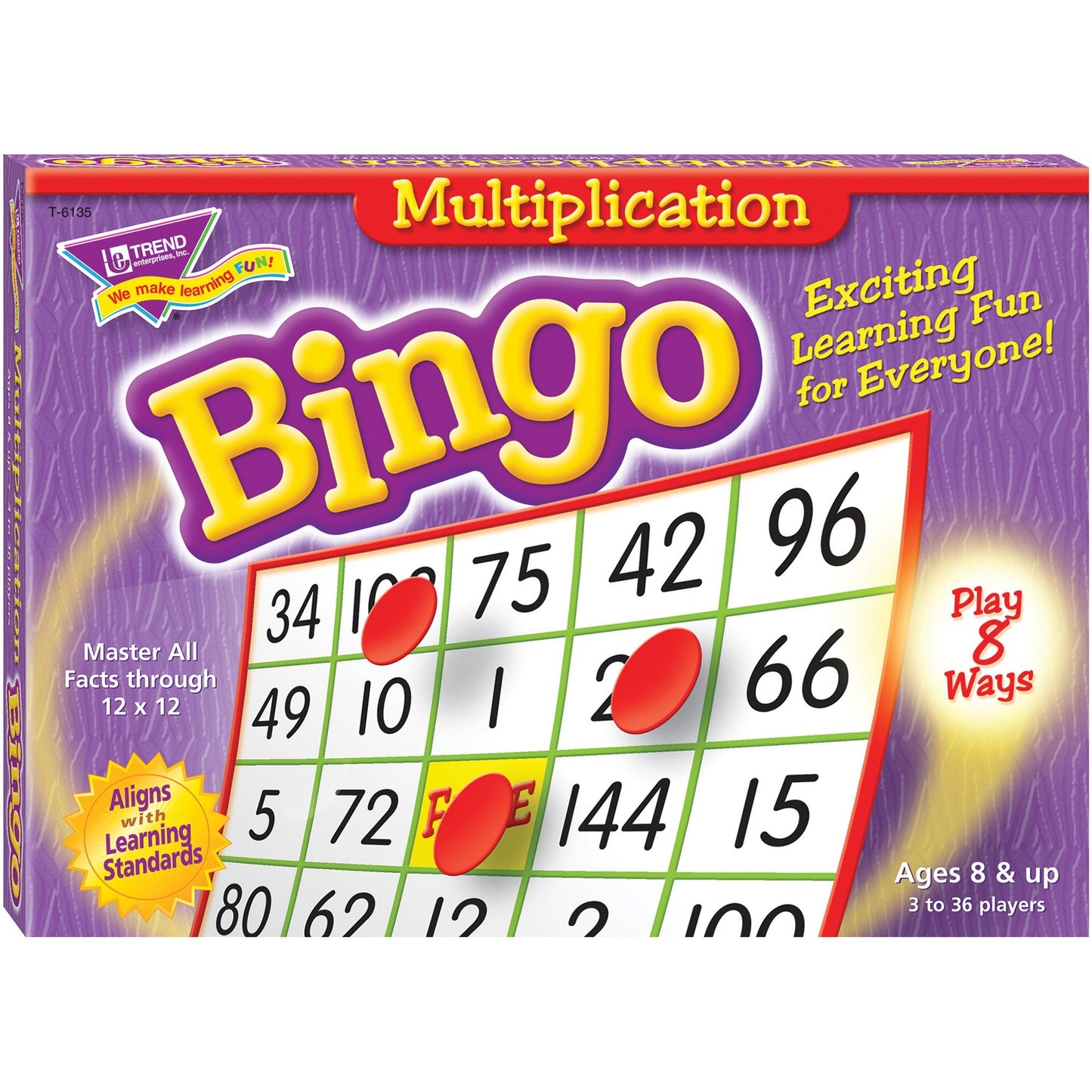 Bingo Multiplication Game