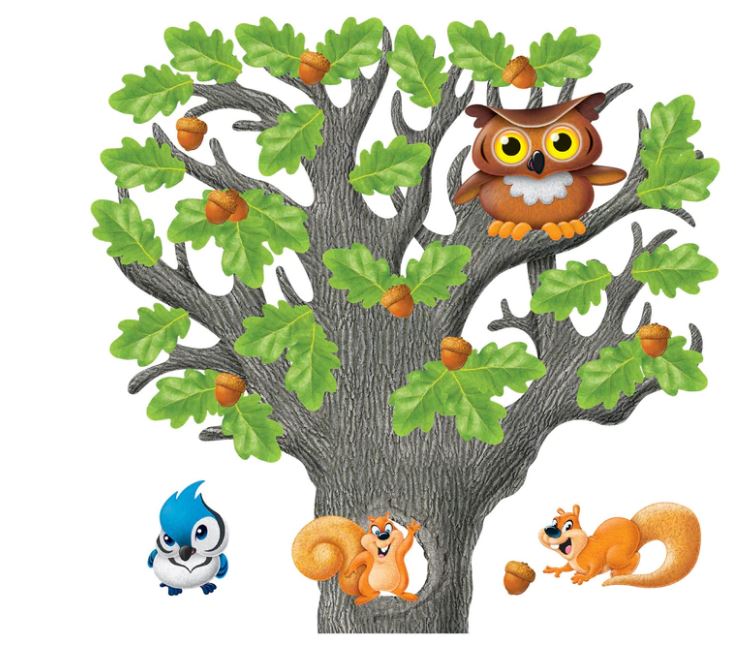 Big Oak Tree Bulletin Board Set