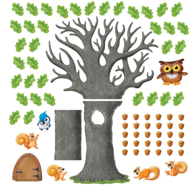 Big Oak Tree Bulletin Board Set