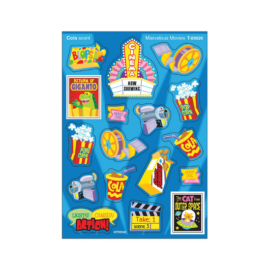 Marvelous Movies, Cola scent Scratch 'n Sniff Stinky Stickers