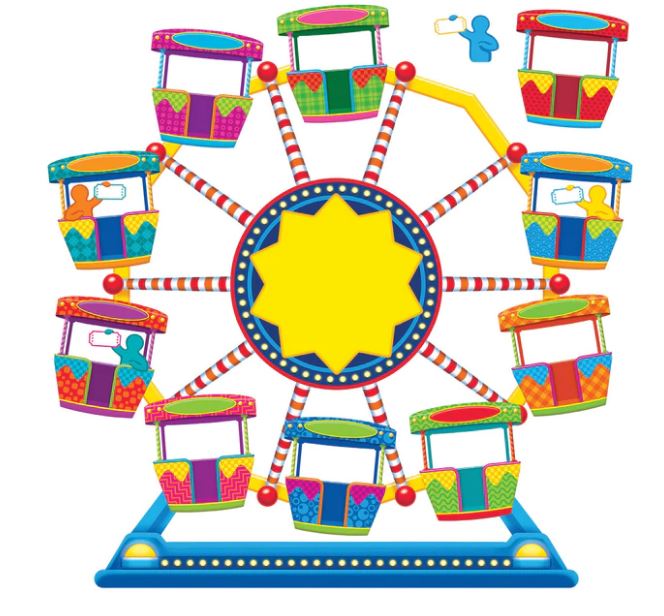 Ferris Wheel Fun Bulletin Board Set