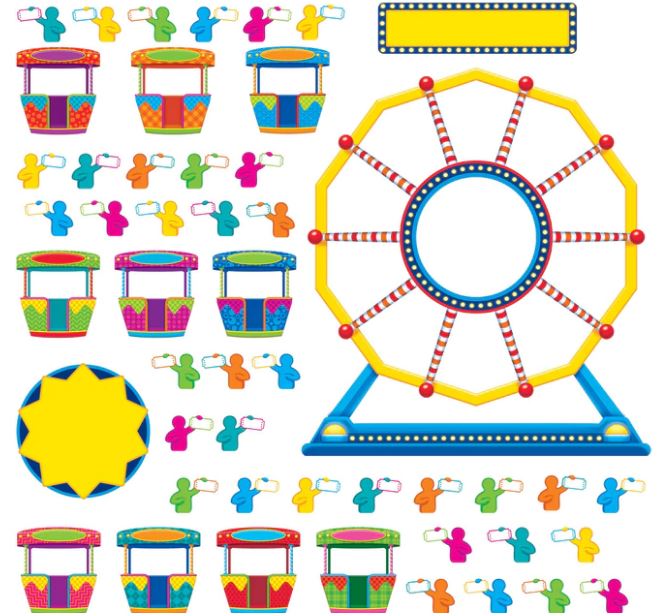 Ferris Wheel Fun Bulletin Board Set