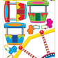 Ferris Wheel Fun Bulletin Board Set