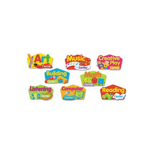 Cutout Primary Center Signs [8 pcs]