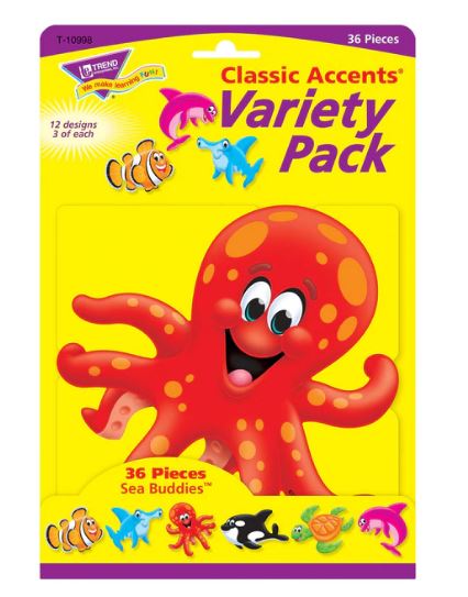 Sea Buddies Classic Accents Variety Pack