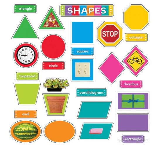 Shapes All Around Us Learning Set [29 pcs]