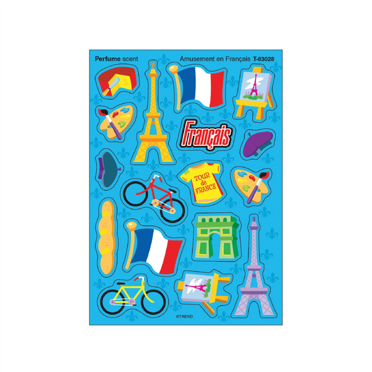 Amusement en Français, Perfume scent (English/French) Scratch 'n Sniff Stinky Stickers