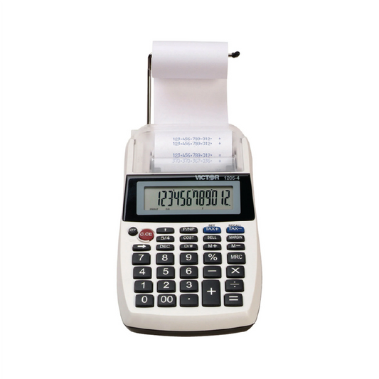 Portable Palm/Desktop Commercial Printing Calculator- 12 Digit