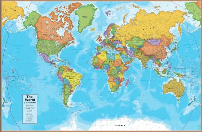 Puzzle World Map [500 pieces]