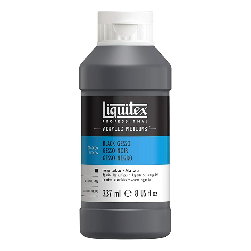 Black Gesso 8oz. Professional
