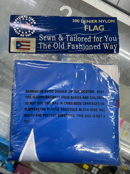 Flag Puerto Rico 4’ x 6’ Nyln [Light Blue]