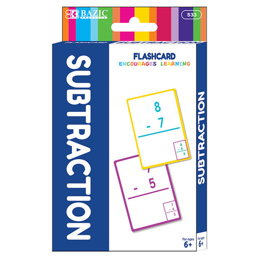 Flash Cards Subtraction