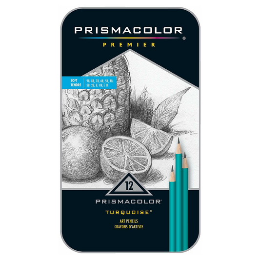 Drawing Pencils Turquoise / SOFT [set-12]