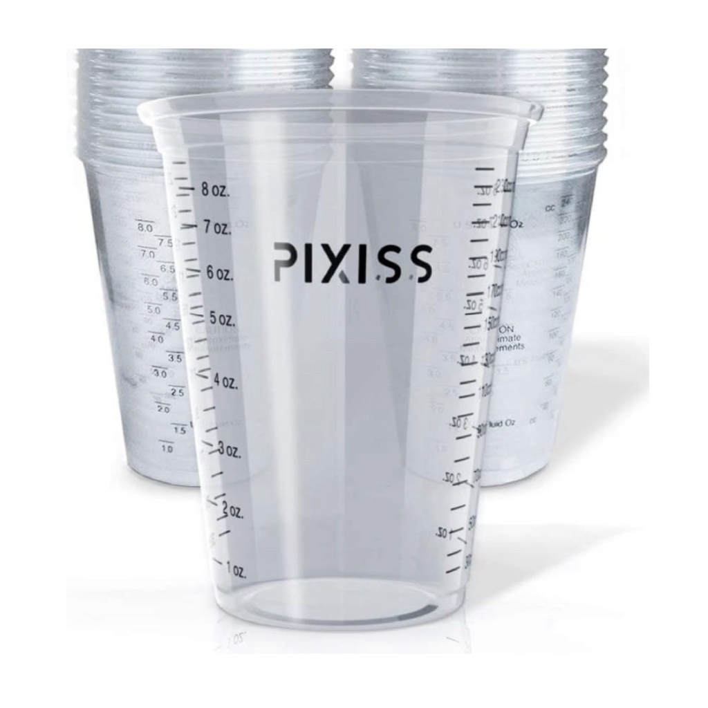Resin Mixing Cups Clear Plastic 10oz- Individual