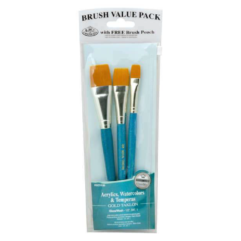 Brush Set 1", 1/2", 3/4"