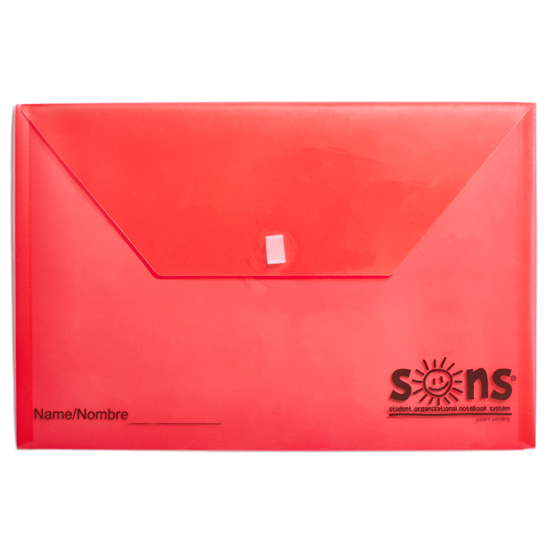 Plastic Envelope Red