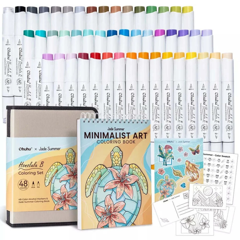 Jade Summer Coloring Set